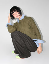 CINNAMON CABLE KNIT