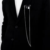 a men's chain brooch_CLEF Brooch