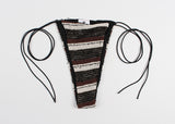 BROWN BOHEMIAN BIKINI SET