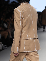 Khaki Jacquard Suit