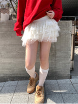 カンカンレーススカートパンツ(2C)