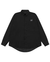 NUVIA LOOSE-FIT SEE THROUGH SHIRT (2color)