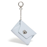 Heart Lock Keyring Multi Pouch Card Wallet Skyblue