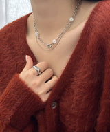 snow ball necklace