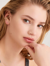 Spike Irregular Line 925 Silver Ear Cuff E025-09G