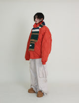 Carrot Diamond Quilting Unisex High Neck Padding (100% Wellon)
