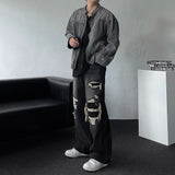 TR2438 Black Latex Denim (XS ~ L)
