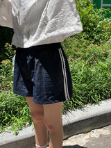 [MADE] Rollton Nylon Lace Banded Waist Short Pants