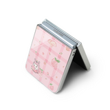 [MADE]Peach TTURUBY MagSafe Glass Bumper Phone Case for ZFlip