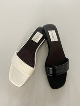 Momo Faux Leather Flat Summer Slippers 2 Colors