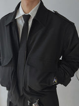 [Premium] 3 TAP Technical Epaulet Blouson (2color)