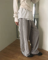Sco Frill Lace Track Sweat Pants