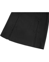 リボンタイスリットスカート _ BLACK