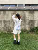 Zan Flower Embossed Short Pants (5c)