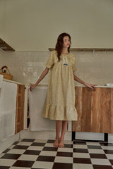Rivona Short-sleeve One-piece Yellow[24181WOSXN]