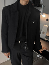 ASCLO Wool Tweed Zip Up Blouson (2color)