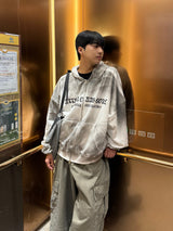 attain cotton hood zip-up