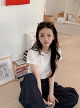 HT Basic Round Short Sleeve T-Shirt (6color)