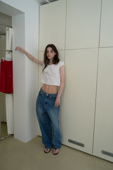 Harbor ribbon blouse_ivory