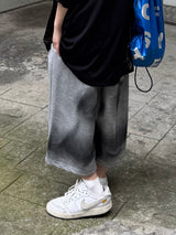 dirty smoke bermuda pants