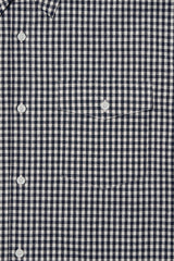 One Pocket Regular Check Shirt (Navy)