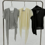 Wrap Half Knit - 3colors