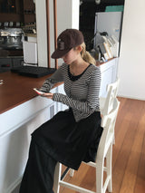 Formal Layered Pleated Skirt Pants (2c)