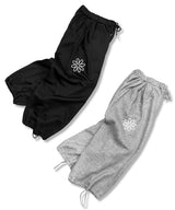 Warm Cotton Ballon Fit Sweat Pants_Black