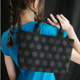サンデートートバッグ (Dot)(black)