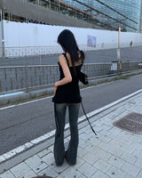 ダブルラインブーツカットパンツ