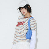 メロウモーメント ストライプTシャツ (Ivory)