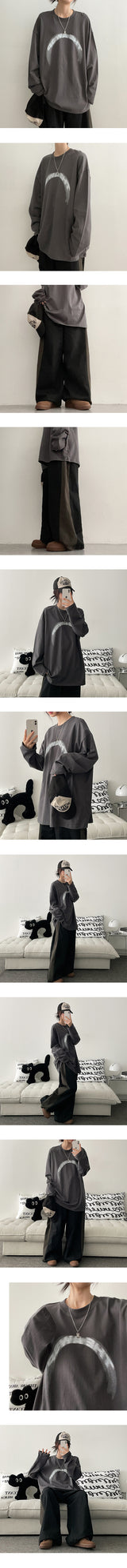 The Round Oversized Fit Long Sleeve Tee