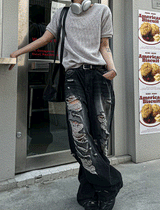 lay velour spring cut-off  short sleeve knit