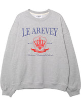 CROWN SYMBOL SWEATSHIRT [GRAY]