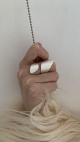 Silver dressing ring
