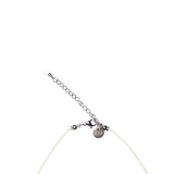 white gemstone necklace