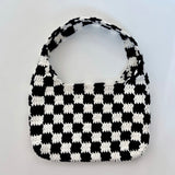 [MADE] Étang バゲットバッグ | チェッカーボードブラック
