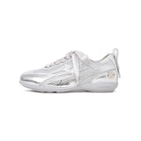 KILLWINNER Silver Athletic Trainer Shoes, Casual Sports Shoes
