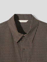 Layered Fall Cropped Check Shirt 3COLOR