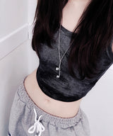 Earphone strap necklace