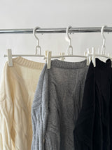[High quality line] Twisted Deep V-neck Long Sleeve Knitwear