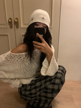 Starlight Round Stud Knit Beanie (6 colors)