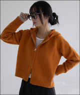 ルナベーシックニットジップアップ