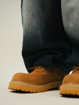 CR Wide Denim Banding Balloon Pants