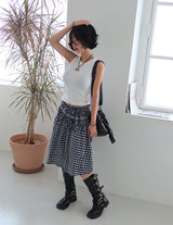 6 colors Vivid Fine Pelvic Basic Sleeveless