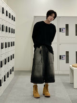 Loose ribbed bony long sleeve 3C