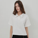ロゴピケポロシャツ [WHITE]