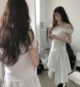 フォレフシーボタンラップアシンメトリックカットsk