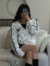 White Star Devil Jersey Zip-up