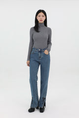 STRAIGHT RIBBON EMBROIDERED SLIT code 26017